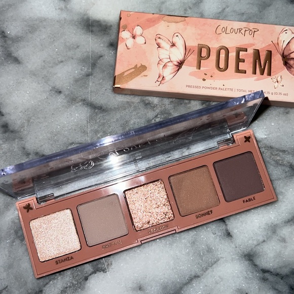 COLOURPOP Poem Eyeshadow Palette- LIMITED HOLIDAY EDITION - Picture 2 of 3